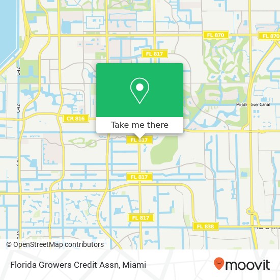 Florida Growers Credit Assn map