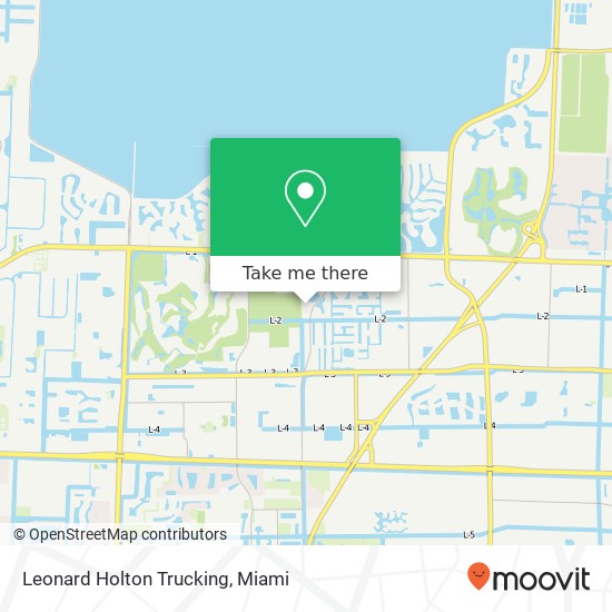 Mapa de Leonard Holton Trucking