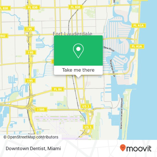 Mapa de Downtown Dentist