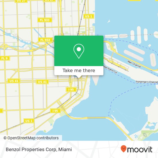 Benzol Properties Corp map