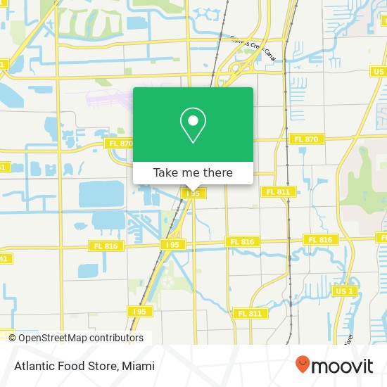 Atlantic Food Store map