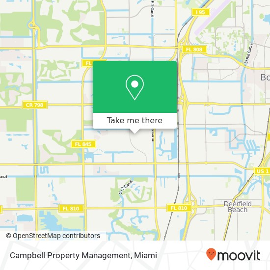 Campbell Property Management map
