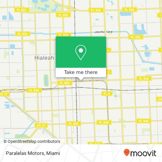 Paralelas Motors map