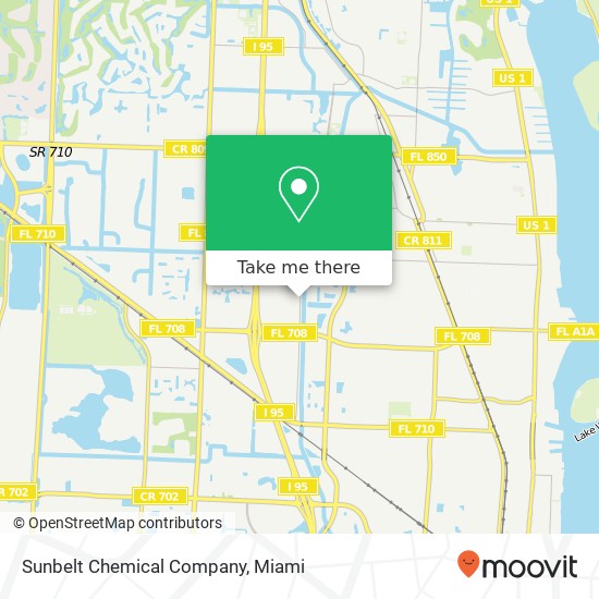 Sunbelt Chemical Company map