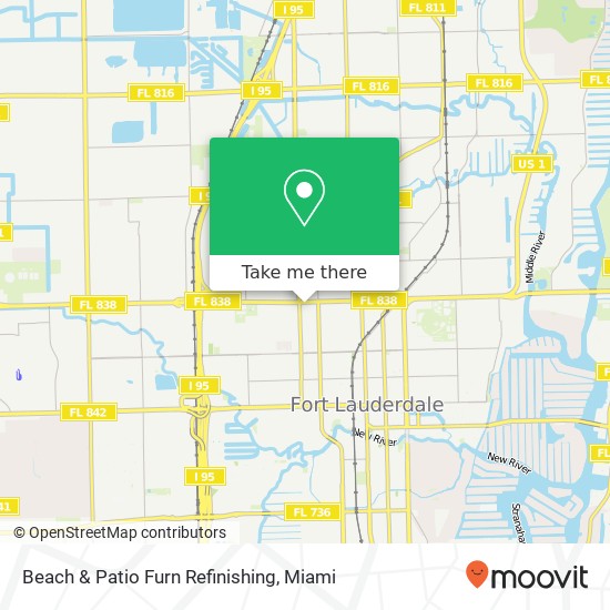 Mapa de Beach & Patio Furn Refinishing