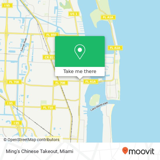 Ming's Chinese Takeout map