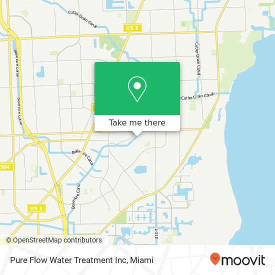 Pure Flow Water Treatment Inc map