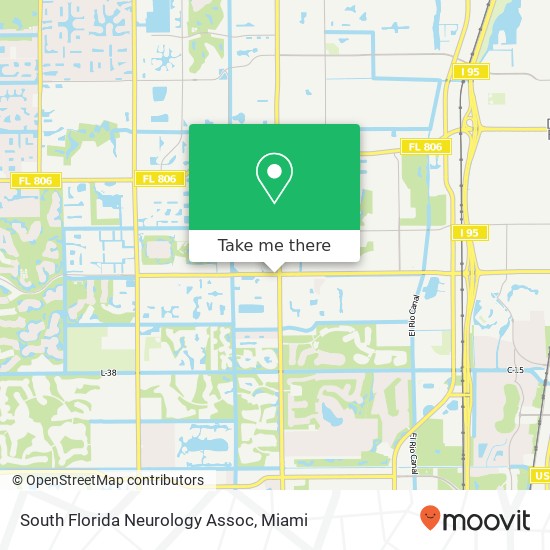 South Florida Neurology Assoc map