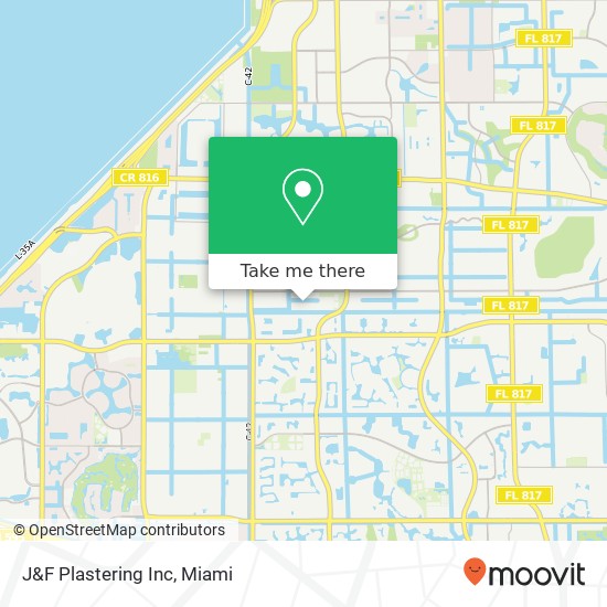 J&F Plastering Inc map