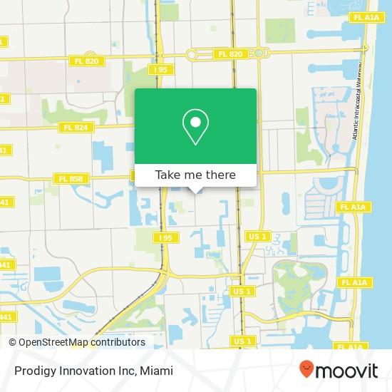 Prodigy Innovation Inc map