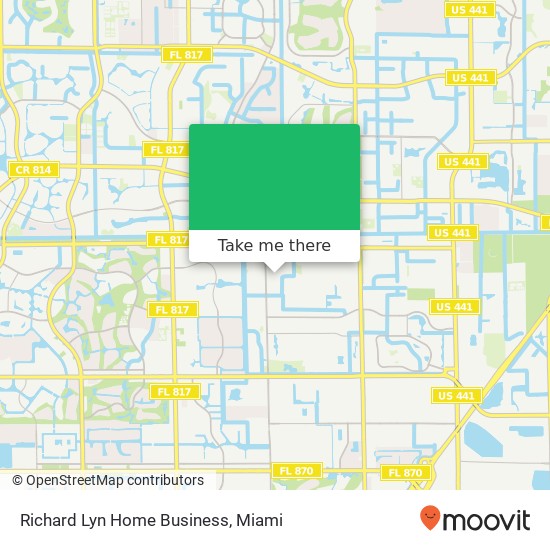 Mapa de Richard Lyn Home Business