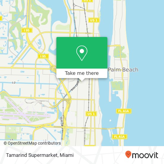 Mapa de Tamarind Supermarket