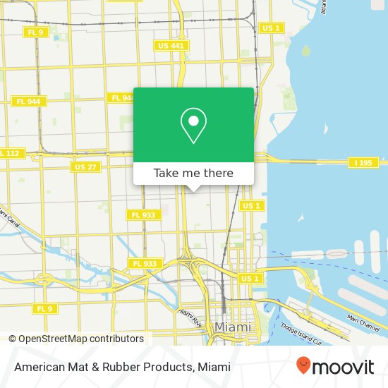 American Mat & Rubber Products map