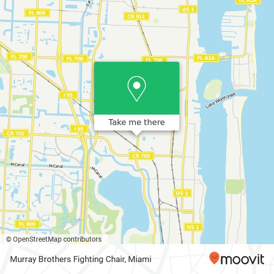 Mapa de Murray Brothers Fighting Chair