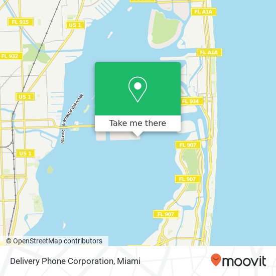 Mapa de Delivery Phone Corporation