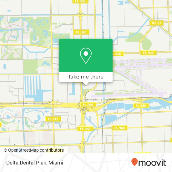Delta Dental Plan map