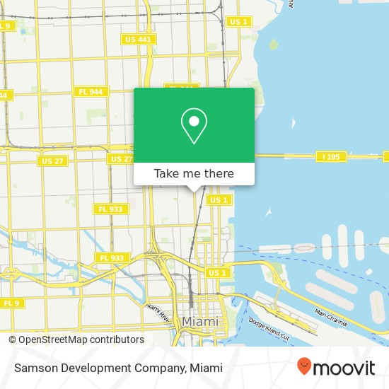 Mapa de Samson Development Company