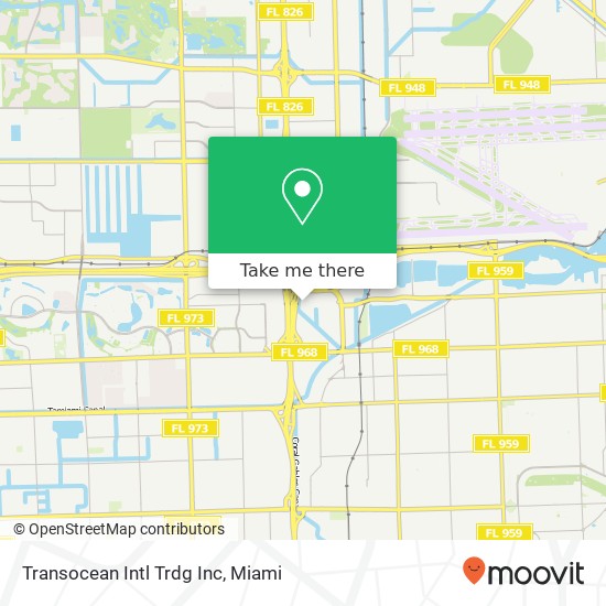 Transocean Intl Trdg Inc map