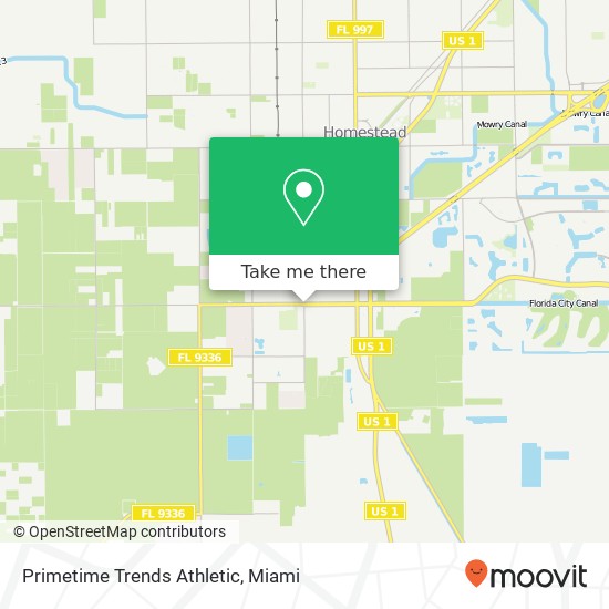 Mapa de Primetime Trends Athletic