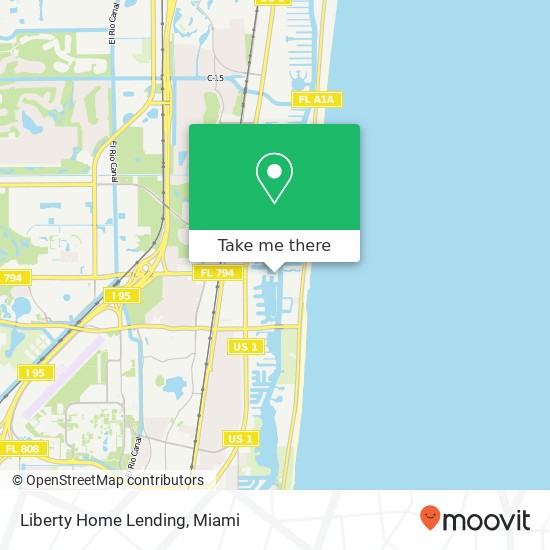 Mapa de Liberty Home Lending