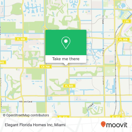 Mapa de Elegant Florida Homes Inc