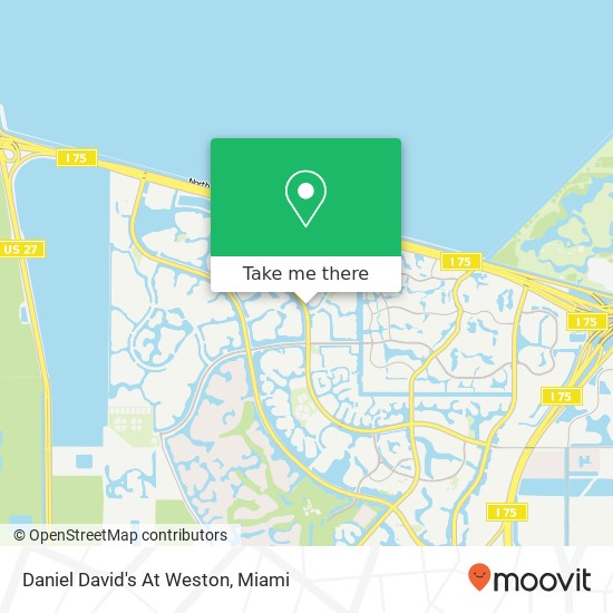 Mapa de Daniel David's At Weston