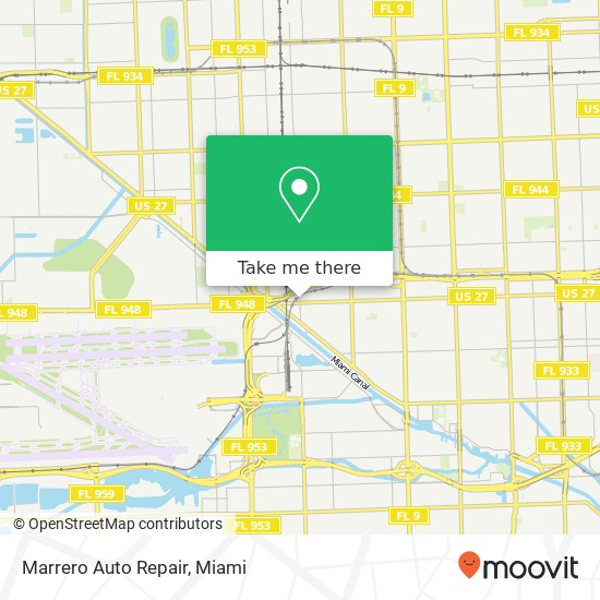 Mapa de Marrero Auto Repair