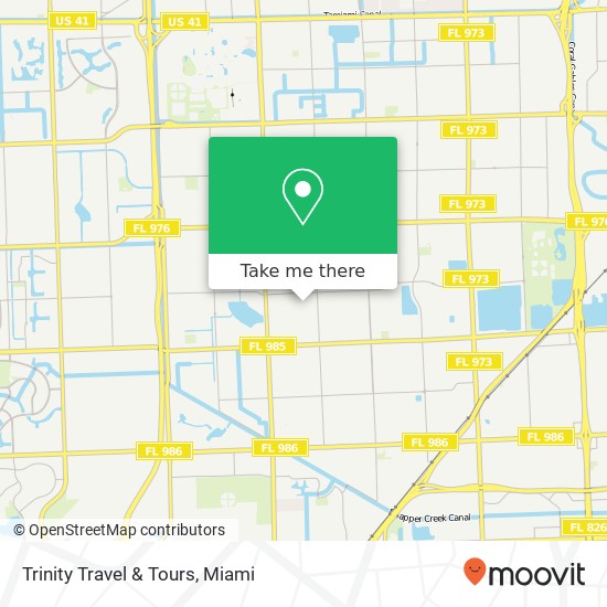 Trinity Travel & Tours map