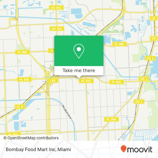 Bombay Food Mart Inc map