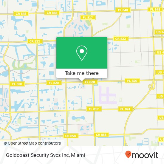 Mapa de Goldcoast Security Svcs Inc