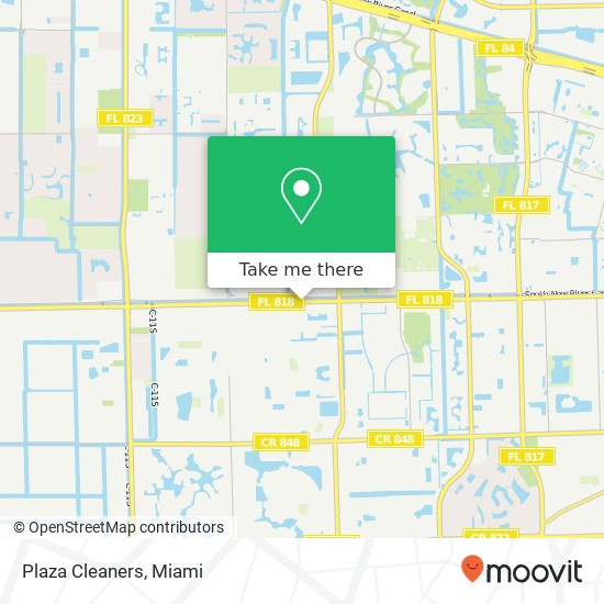 Plaza Cleaners map