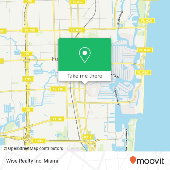 Wise Realty Inc map