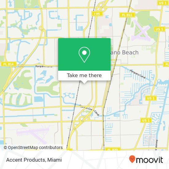 Accent Products map