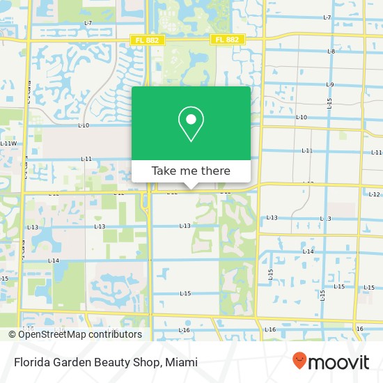 Florida Garden Beauty Shop map