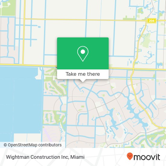 Mapa de Wightman Construction Inc