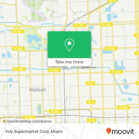 Mapa de Yoly Supermarket Corp