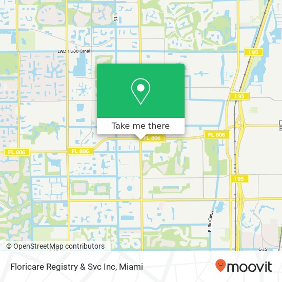 Mapa de Floricare Registry & Svc Inc