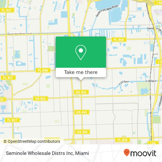 Seminole Wholesale Distrs Inc map