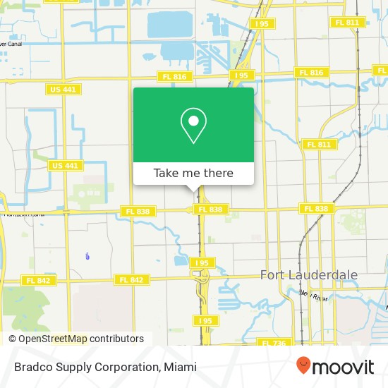 Bradco Supply Corporation map