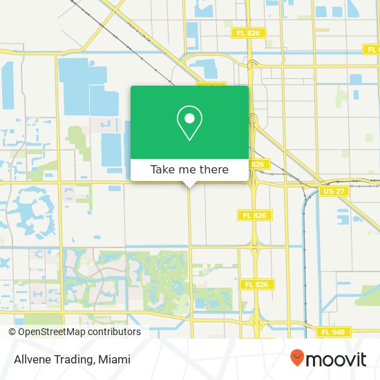 Allvene Trading map