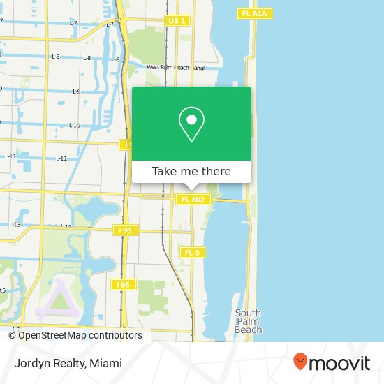 Mapa de Jordyn Realty