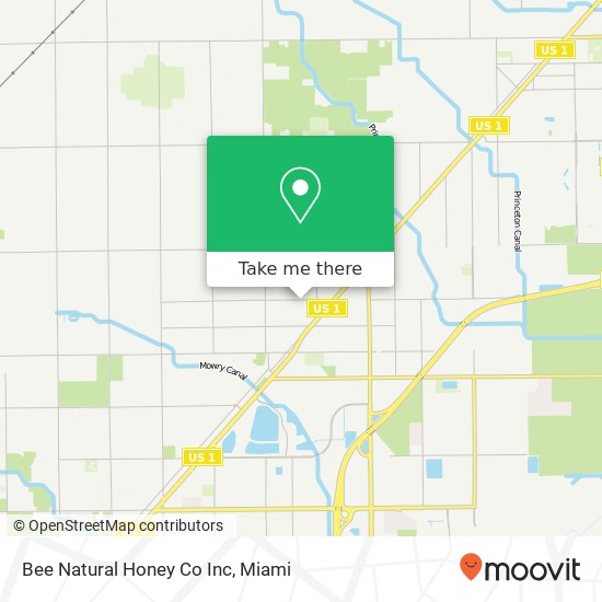 Bee Natural Honey Co Inc map