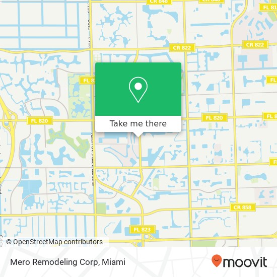 Mero Remodeling Corp map