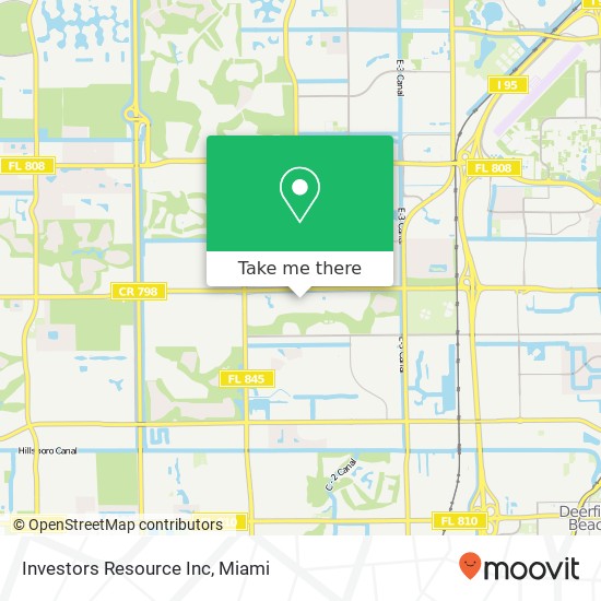 Investors Resource Inc map