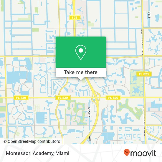 Montessori Academy map