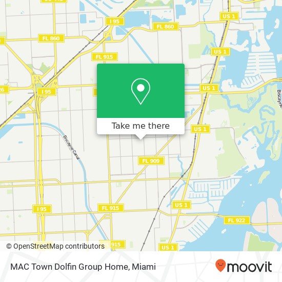Mapa de MAC Town Dolfin Group Home