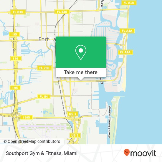 Southport Gym & Fitness map