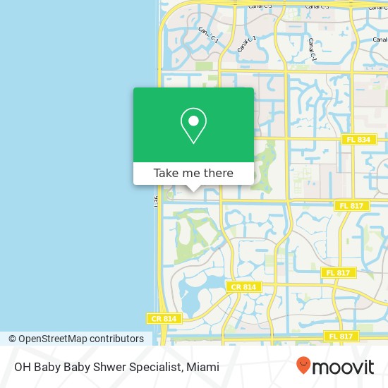 Mapa de OH Baby Baby Shwer Specialist