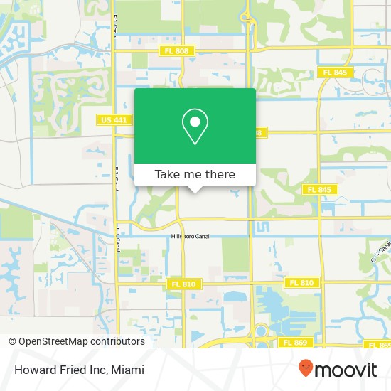 Howard Fried Inc map