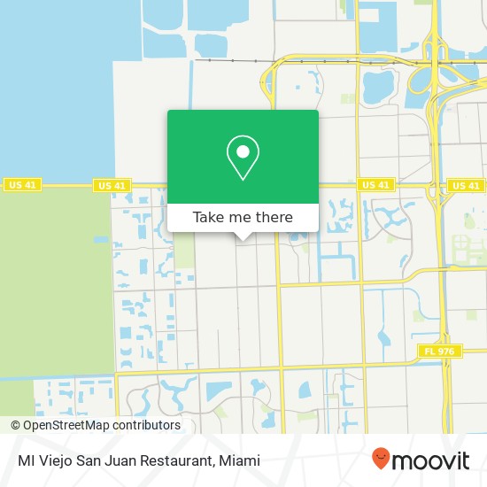 MI Viejo San Juan Restaurant map
